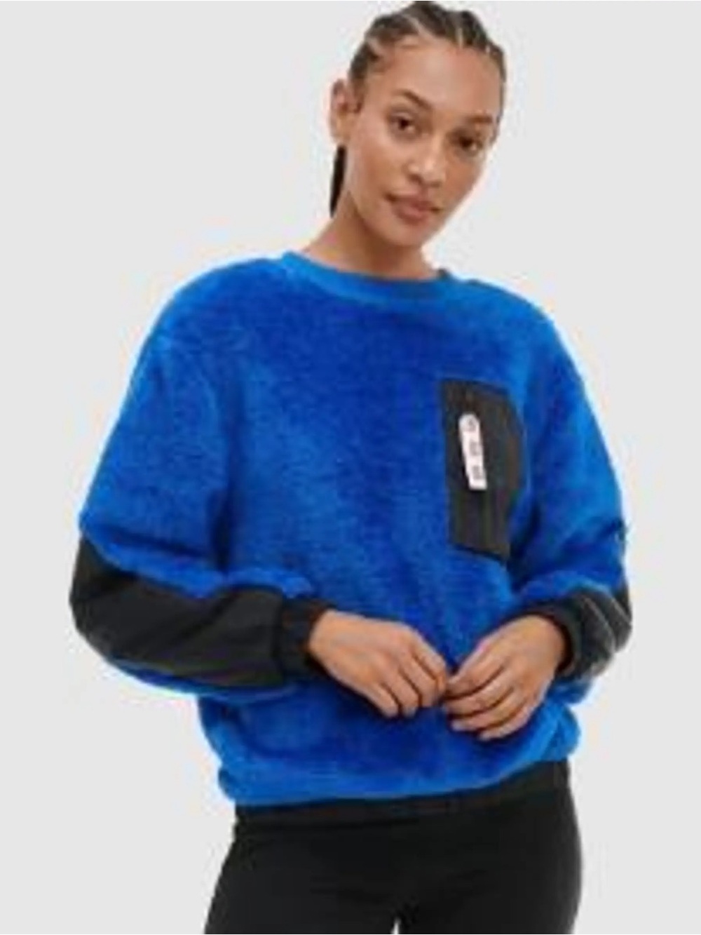 UGG Nika sherpa Pullover blue